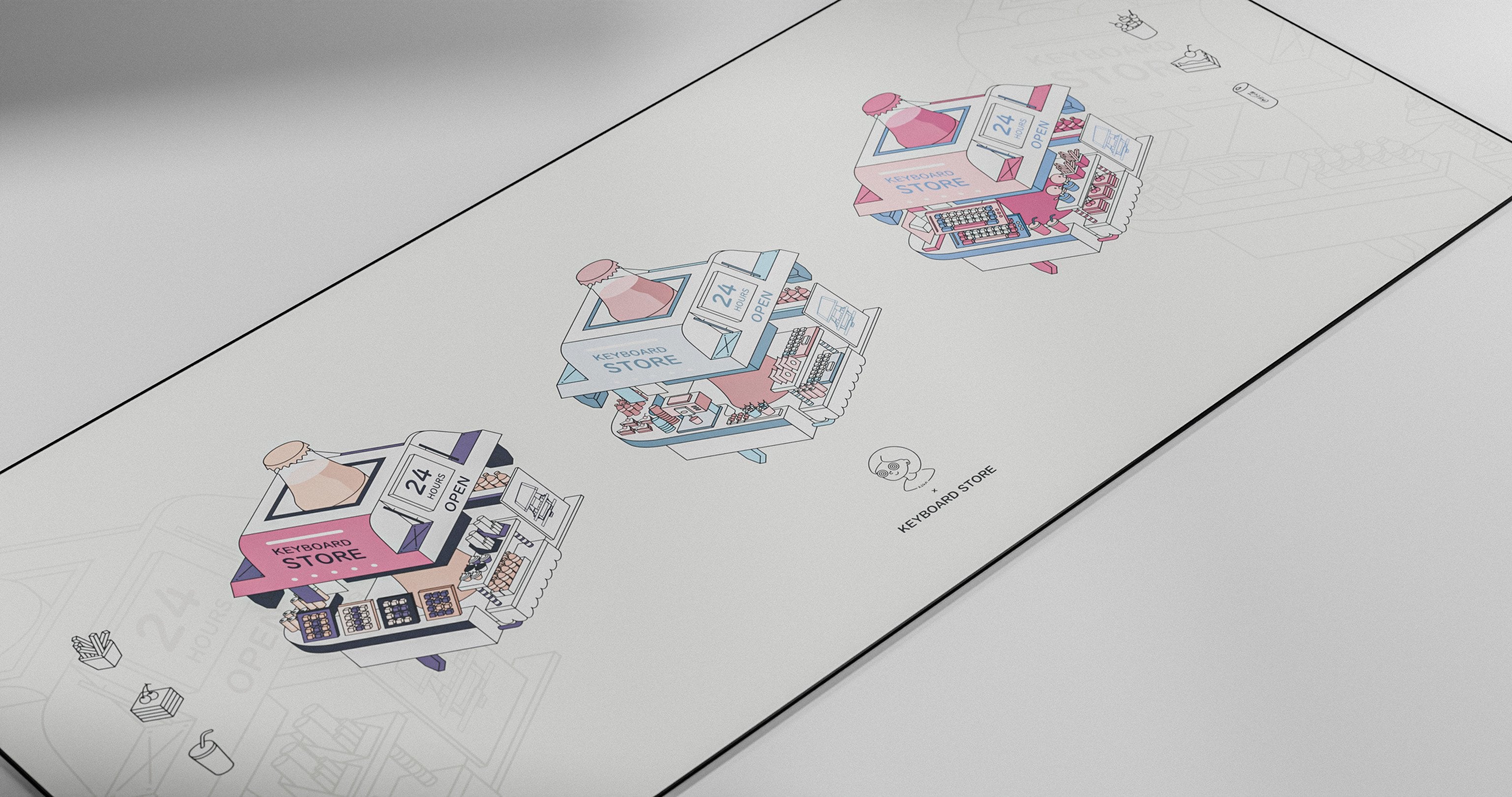 K-Store Deskmats